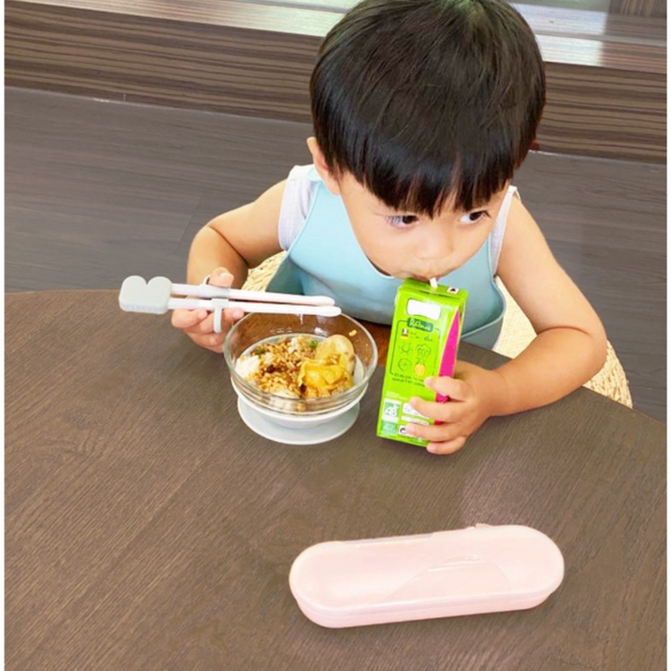 Beaba 3 in 1 Learning Chopsticks - Green Blue 3y+