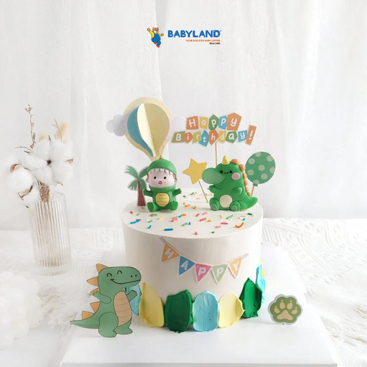 [PRE-ORDER] Yippii Dino Green Cake 6 Inch (Toy)
