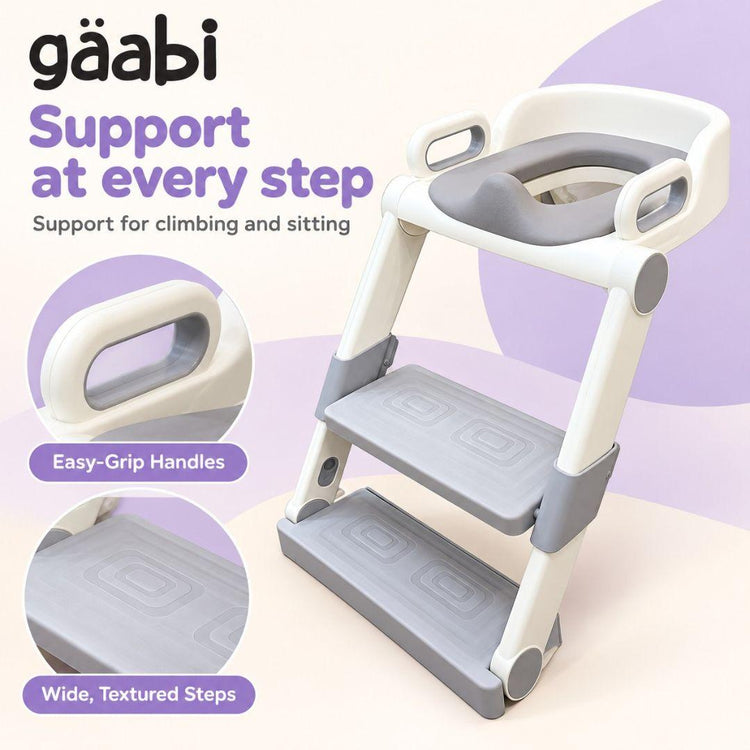 Gaabi Step Up Potty Training Ladder with PU Seat | Babyland