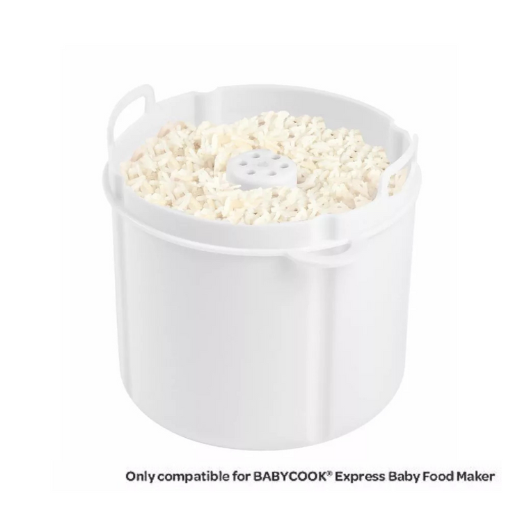 Beaba Babycook Express Pasta/Rice Cooker - Suitable for all types of starchy foods (rice, pasta, wheat, lentils)