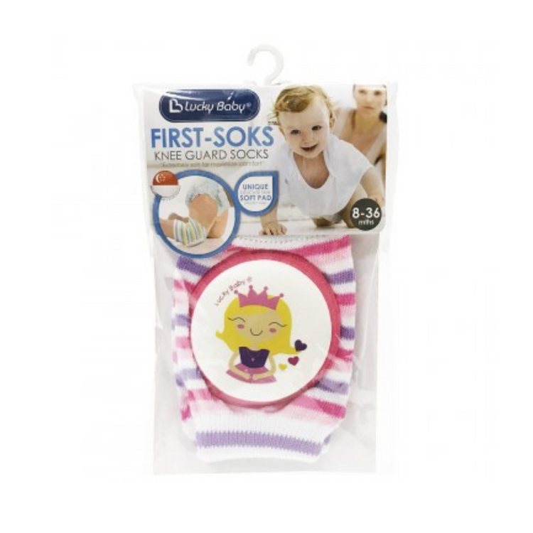 Lucky Baby First-Soks Knee Guard Socks (8-36m)