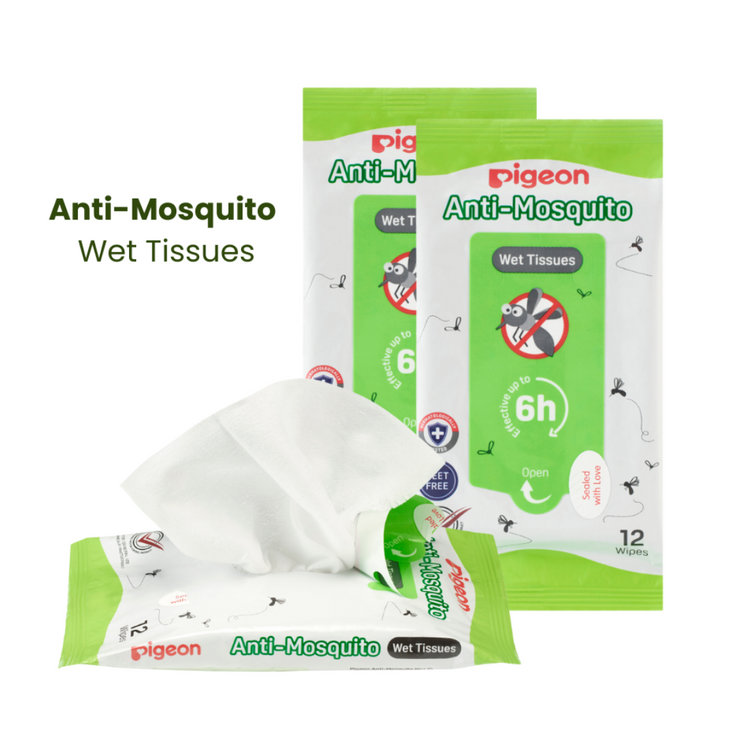 Pigeon Anti-Mosquito Wet Tissues (12s x 3)