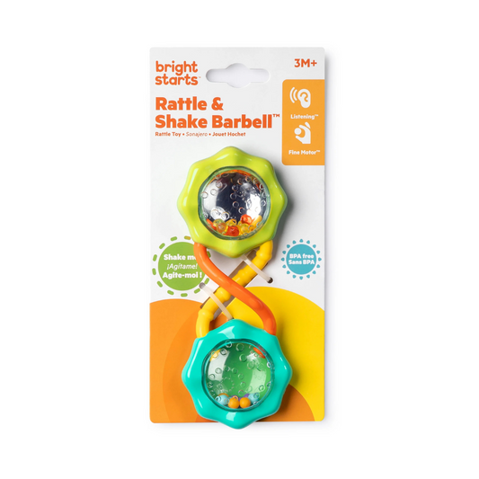 Bright Starts Rattle & Shake Barbell Toy (3m+)