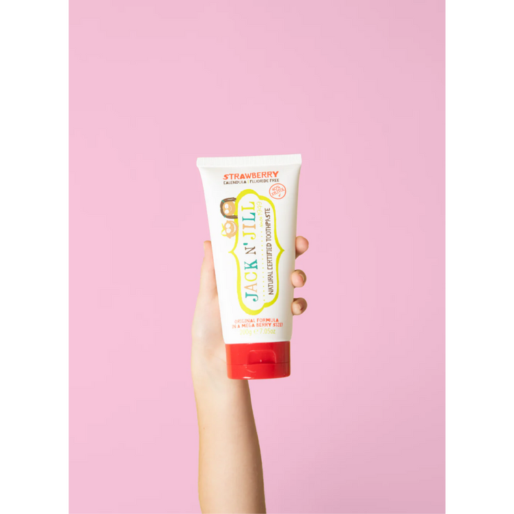 Jack N Jill Mega Berry Natural Certified Toothpaste Strawberry 200g
