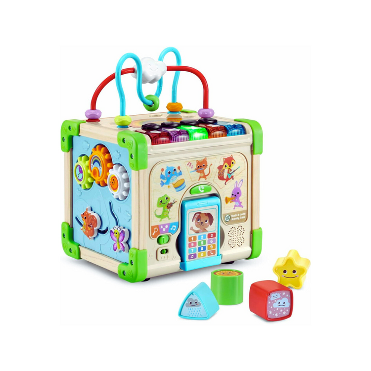 LeapFrog Touch and Learn Wooden Activity Cube 12m+