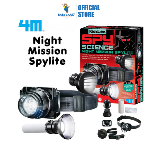 4M KidzLabs - Spy Science Night Mission Spylite (new) (5Y+)