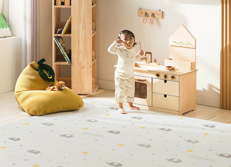 Parklon PVC LA Pure Soft Mat (Double Sided) - 130X190X1.2 Elephant Star