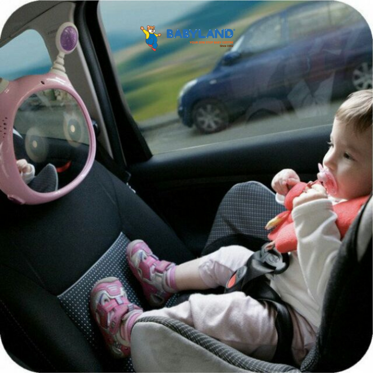 Benbat Oly Active Baby Car Mirror- Pink