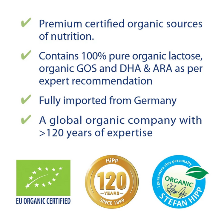 HiPP BILAC Organic Infant Formula Step 1 (0-12 months) (900g)