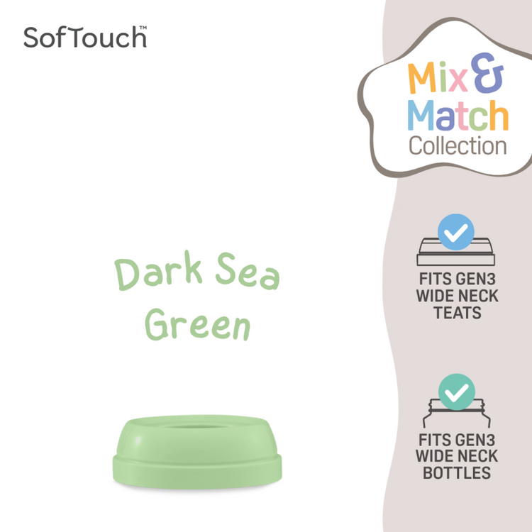 Pigeon SofTouch Wide-Neck Mix and Match Bottle Cap (3rd Gen Bottles)