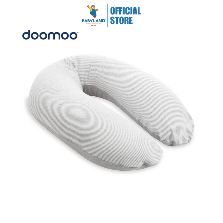 Doomoo Buddy Nursing Pillow - Classic Light Grey