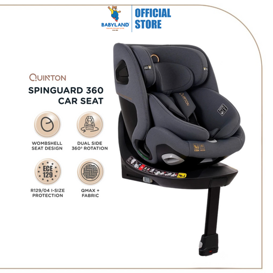 Quinton SpinGuard 360° Safety Car Seat - Black