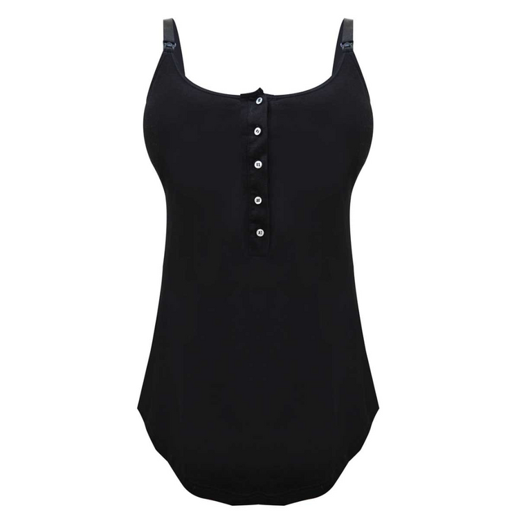 Lunavie Nursing Cami - Black