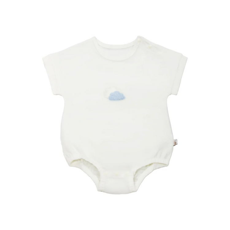 Twinkle Planet Organic Short Sleeve Bodysuit - Cotton Candy