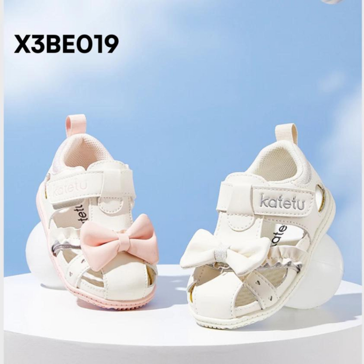 Katetu Crtartu Enchanting Butterfly Bow Soft Princess Sandals X3BE023 - White2 (16cm)