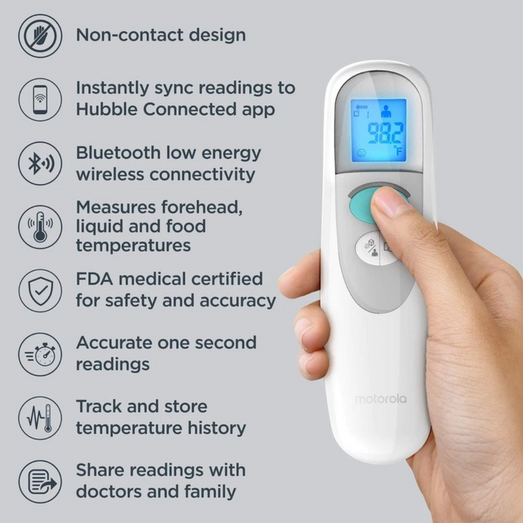 Motorola CARE+ 3-in-1 Smart Non-Contact Baby Thermometer