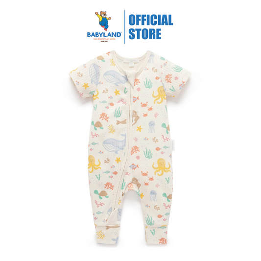 Pruebaby Organic In the Sea Zip Growsuit