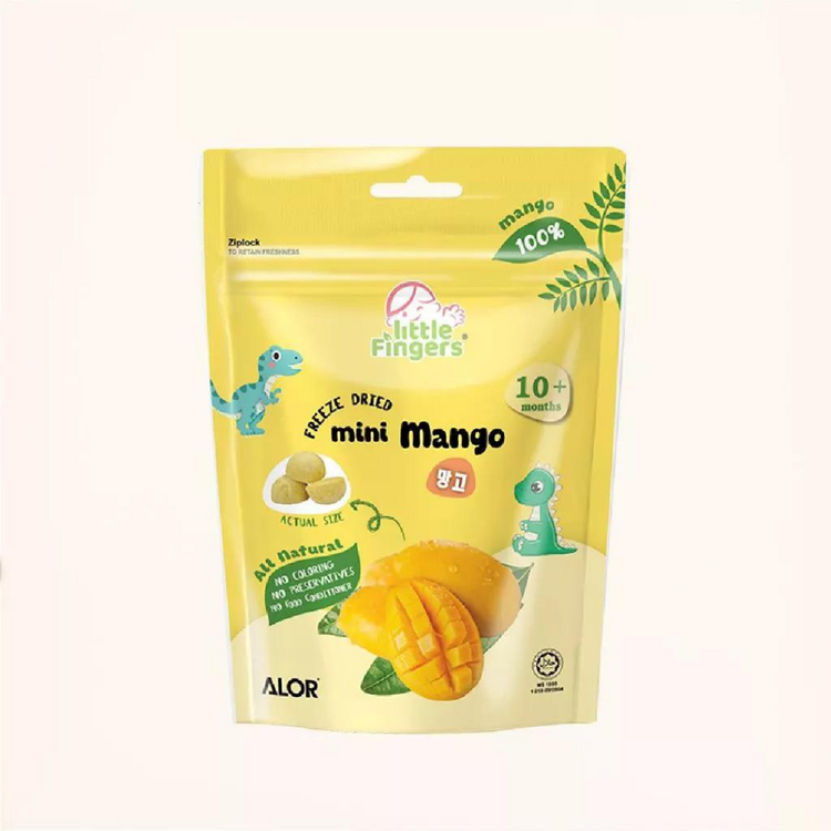 Little Fingers Freeze Dried Mini Mango 15g (10 months+)