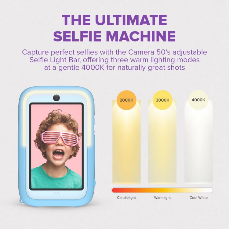 myFirst Camera 50 Dual Lens Kid's Digital Camera with Artificial Intelligence Curation WiFi Connectivity & Social Circle