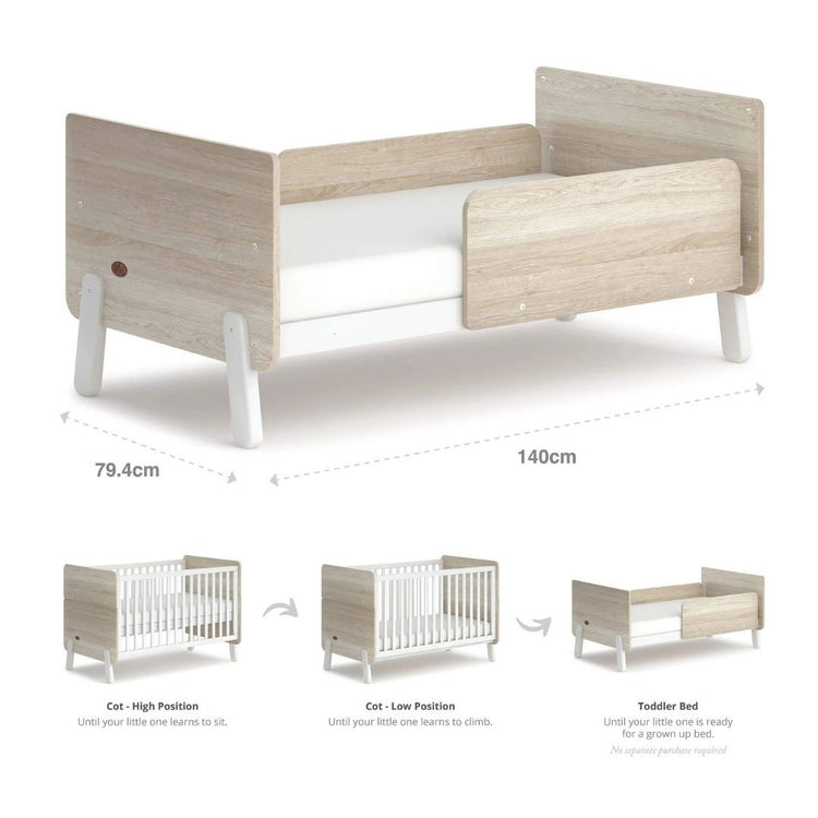 Boori Natty Cot Bed - Barley & Oak