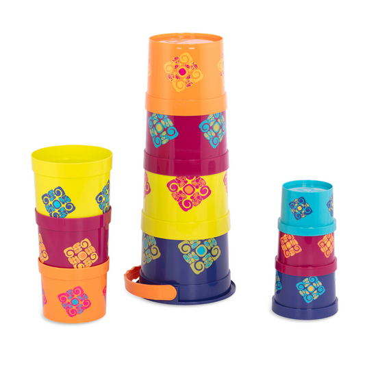 B.Toys Stacking Cups Bazillion Buckets (18m+)