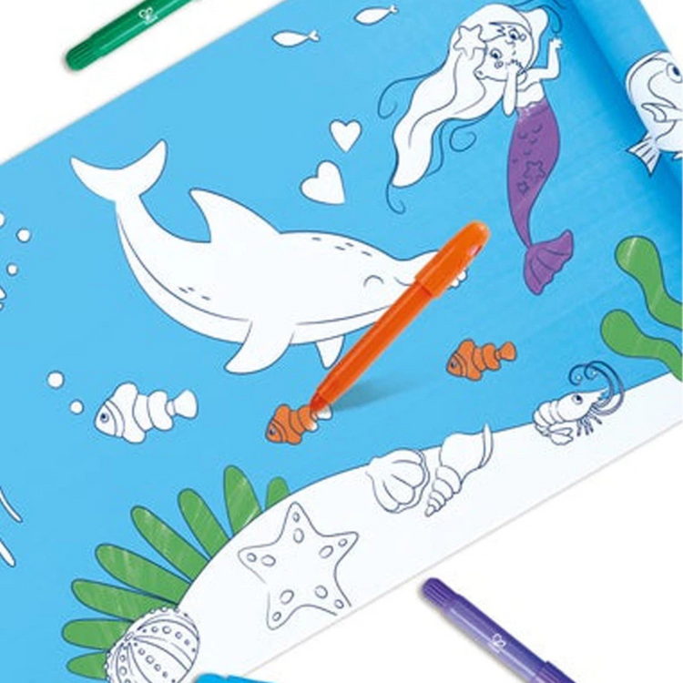 Hape 2018 Ocean Doodle Paper Roll Suitable For Age 3-6 Years
