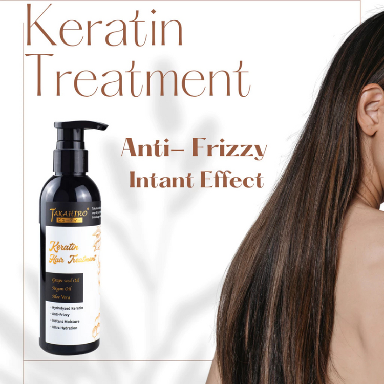 Takahiro Keratin Treatment 100ml - Anti Frizzy & Damaged Hair