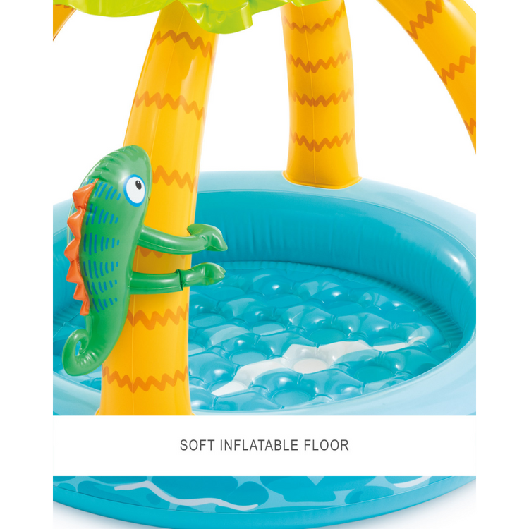 Intex Tropical Island Inflatable Kiddie Pool IT 58417NP (40"x34") (1-3yrs)