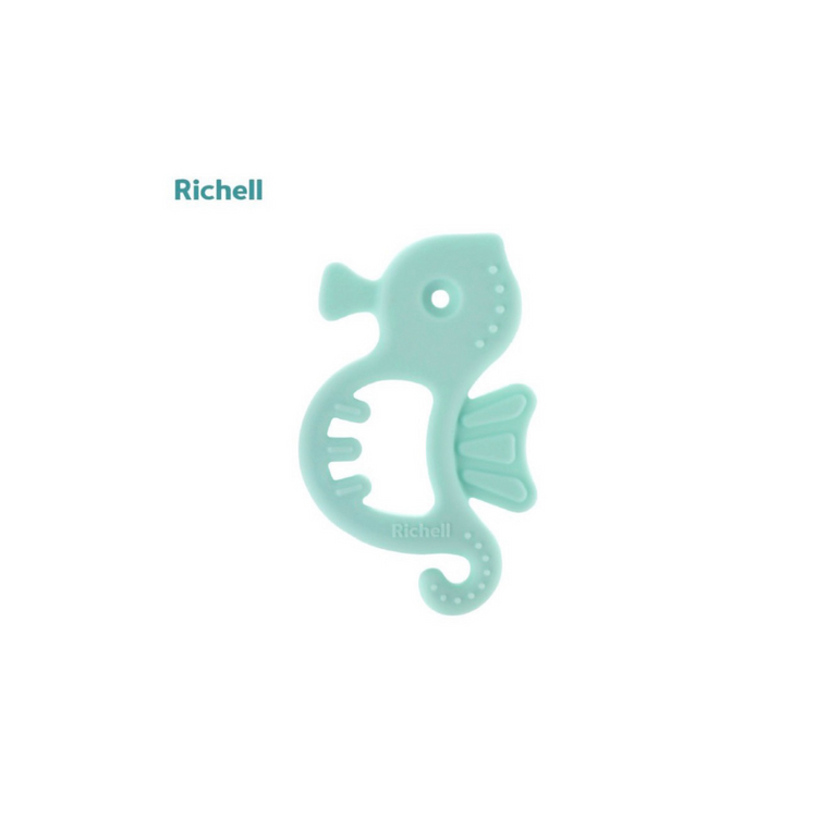 Richell Silicone Teether - 3m+ (Whale/ Clownfish/ Seahorse/ Angelfish)