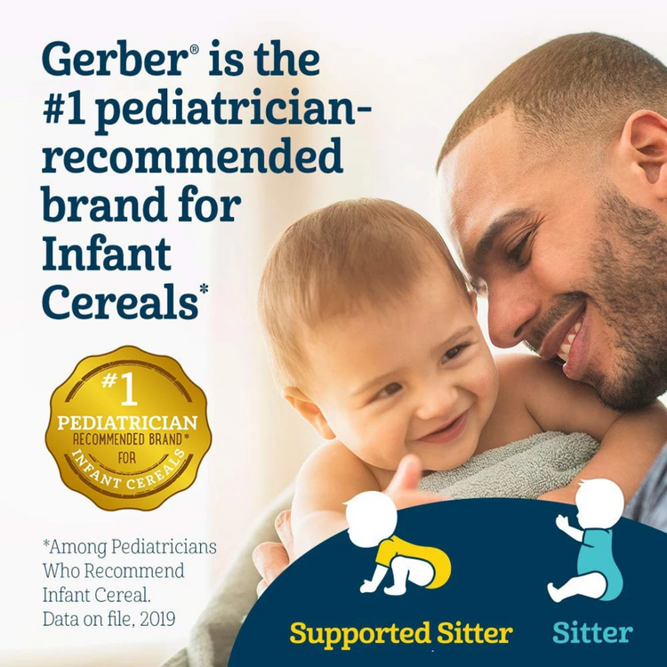 Gerber Baby Food Cereal 227g - Single Grain/Multigrain/Oatmeal/ Whole Wheat/ Probiotic