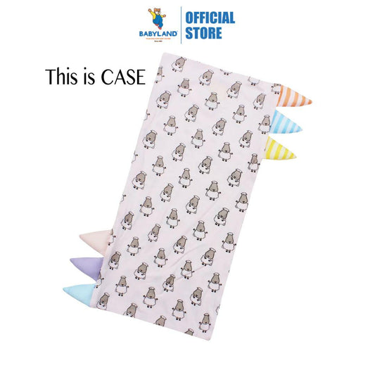 Baa Baa Sheepz Bed-Time Buddy Case Small Sheepz Pink with Color & Stripe tag