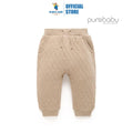 Purebaby Organic Mushroom Melange Print Quilted Track Pants