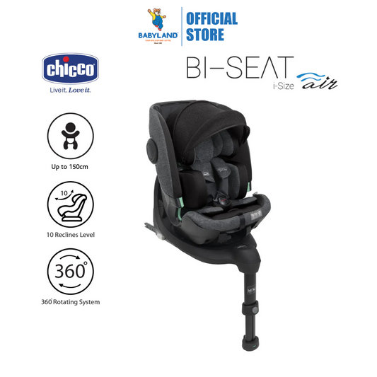 Chicco Bi-Seat Air I-Size With Base 360 Newborn Car Seat (Birth up to 12 years.)