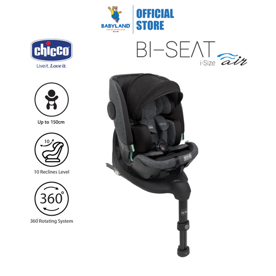 Chicco Bi-Seat Air I-Size With Base 360 Newborn Car Seat (Birth up to 12 years.)