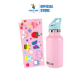 Skip Hop Spark Style Stainless Steel Canteen Bottle 380ml - Pink