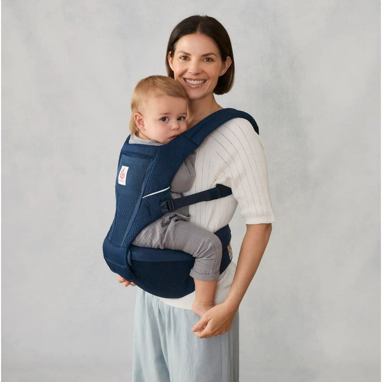 Ergobaby Alta Hipseat Carrier All over, SoftFlex ™Mesh for #1 Airflow Ergonomic Wide cushioned Hipseat 4-48 months