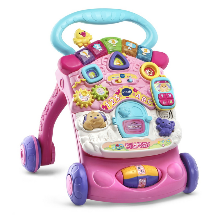 Vtech Sit To Stand Stroll & Discover Activity Walker - Pink ( 9 to 36 months )