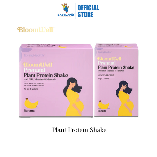 BloomWell Prenatal Plant Protein Shake with DHA, Vitamins & Minerals