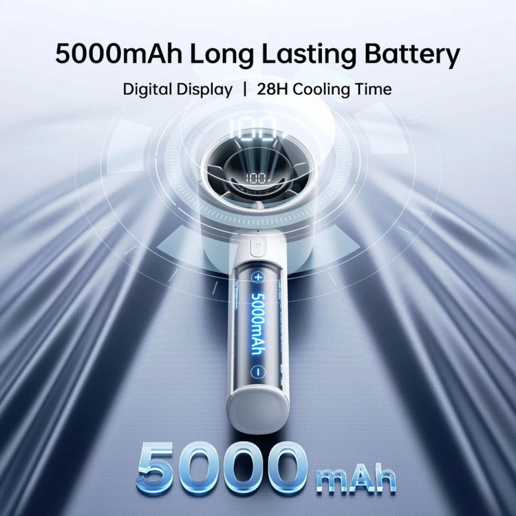 JisuLife Handheld Fan Life10/10S ( 4000mAh/5000mAh ) 5 levels Strong Wind