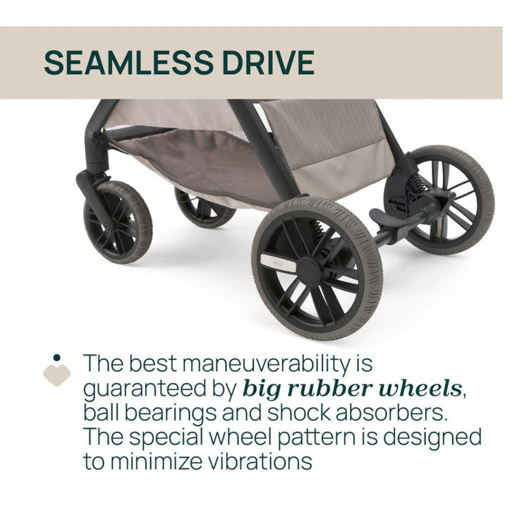 Chicco Bellagio Primo Two Ways Facing Auto Fold Stroller - Como Lake (0-22kg) (Merino Wool, Tencel, Bamboo)