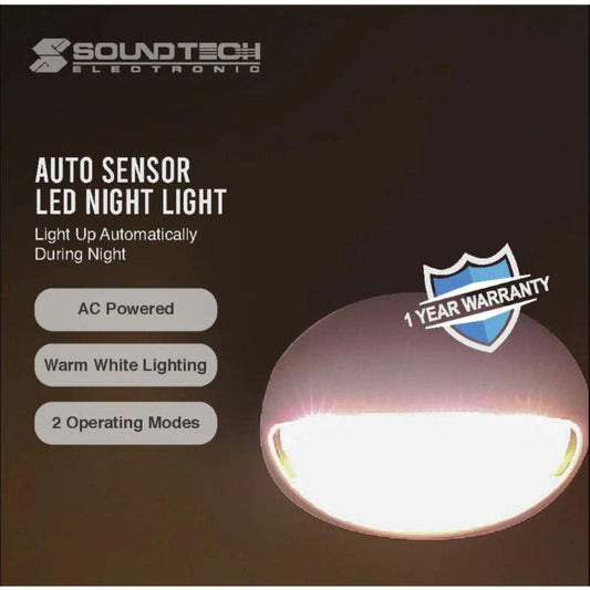 Soundteoh Sensor Light AC Power Operated SL-693 - Warm White
