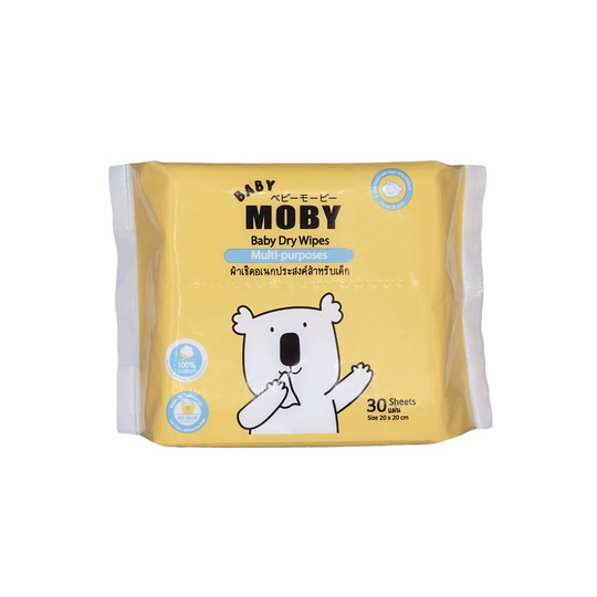 Baby Moby Dry Wipes (20x20cm) (30sheets)