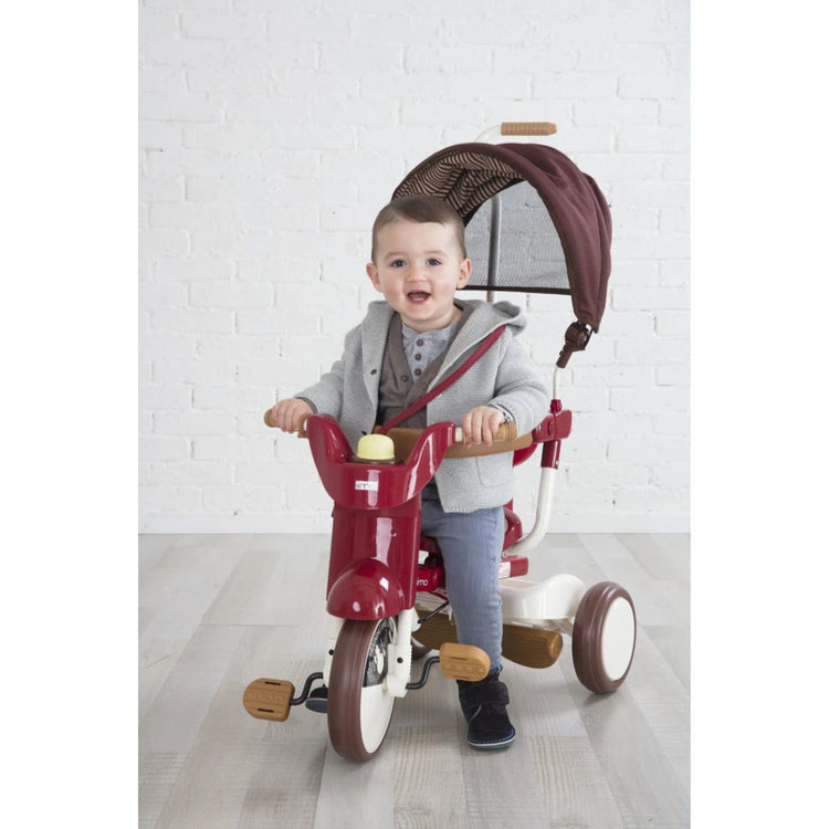 Iimo Foldable Tricycle #02 SS With Canopy (1.5 yrs to 4yrs 11mths)