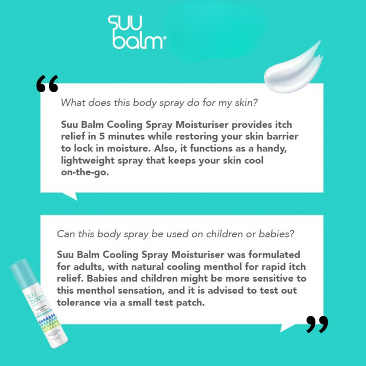 Suu Balm Itch Relief Cooling Moisturising Spray 50ml