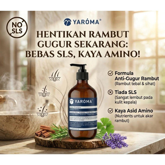Yaroma Amino Shampoo 500 mL | Hair Fall Control & Scalp Refresh