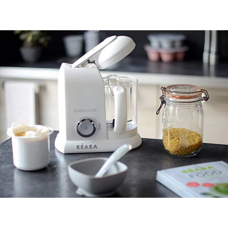 Beaba Babycook Solo & Duo Pasta & Rice Cooker - White