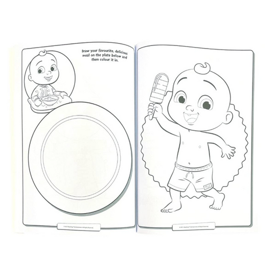 Elm CoComelon Jumbo Colouring Book