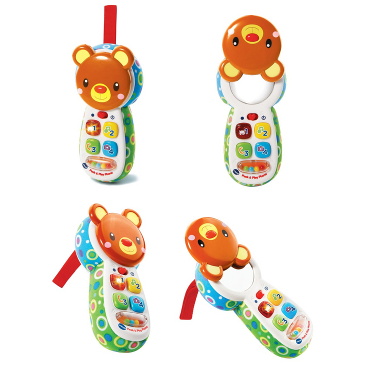 Vtech Peek & Play Phone - VT-UK ( 3 to 24 Months )