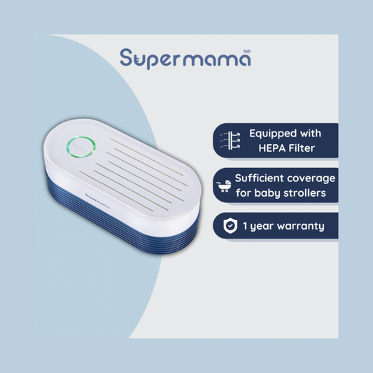 SuperMama AirPury Portable 2in1 Air Purifier