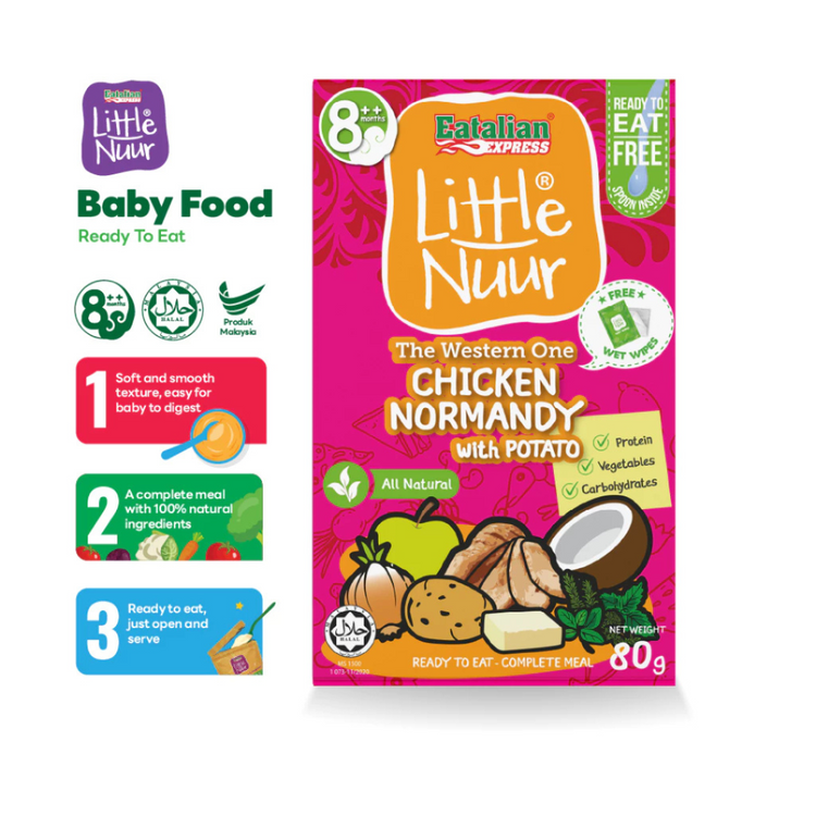 Eatalian Express Little Nuur Baby Food Stage 2 (8m+) | Makanan Bayi Bertekstur Lembut